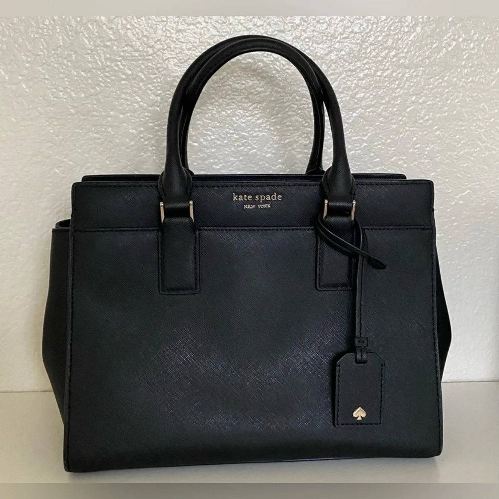 Kate Spade New York Cameron medium leather satchel set shoulder bag and wallet - Picture 2 of 9